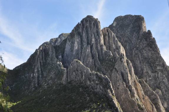Chegando à Potrero Chico, no nordeste do México